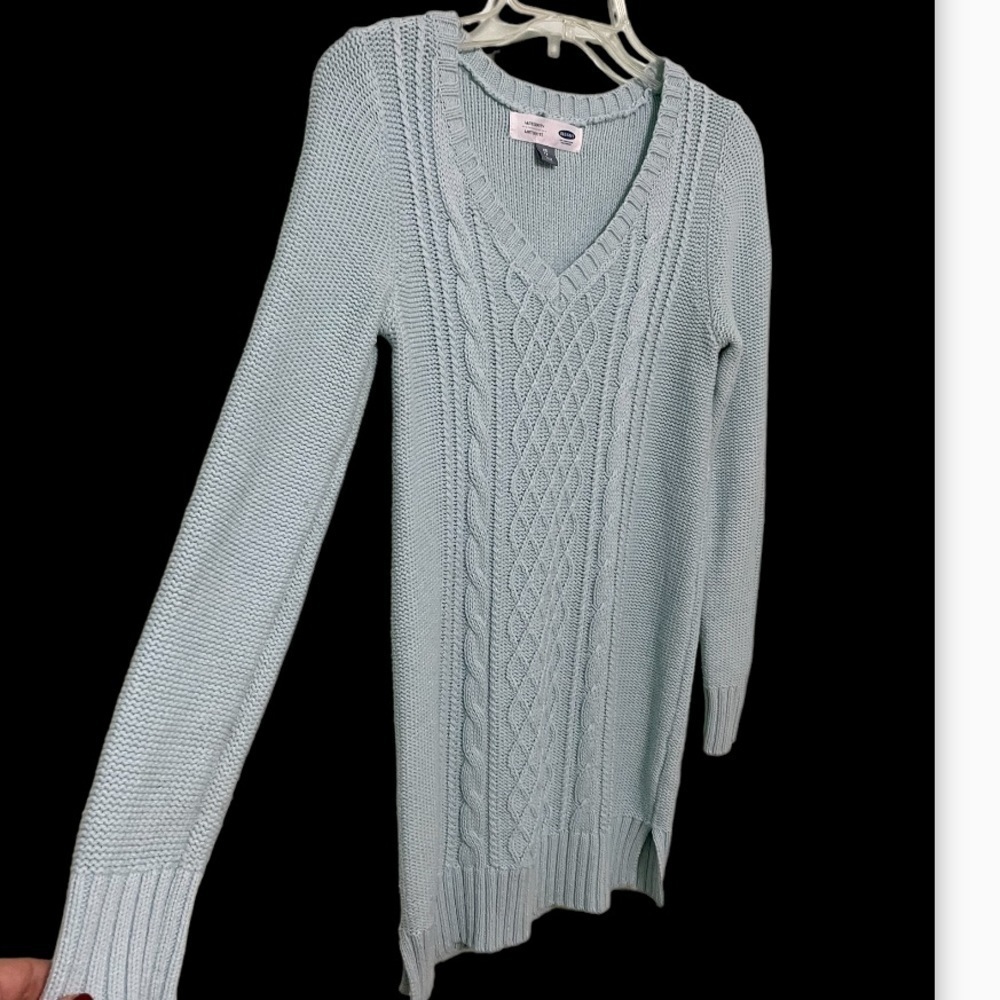 Old Navy XS Maternity sweater mint green excellent condition smoke free home - Picture 3 of 6